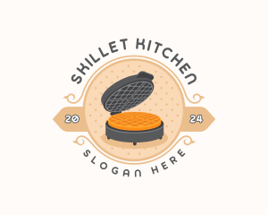 Dessert Waffle Bakery logo design