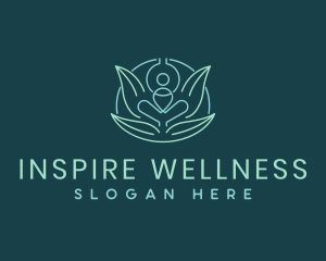 Yoga Wellness Health logo design