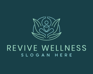 Yoga Wellness Health logo design