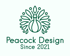 Fashion Peacock Bird logo