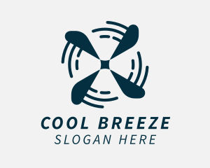 Ventilation Airflow Breeze  logo design