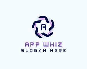 Cyberspace Programming App logo design