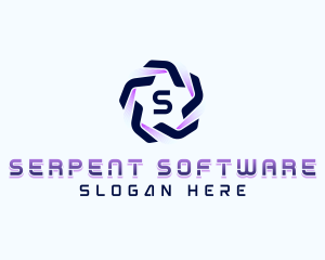 Cyberspace Programming App logo design