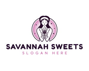 Cupcake Sweets Bakery logo design