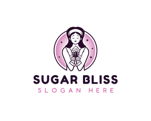 Cupcake Sweets Bakery logo design