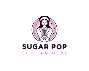 Cupcake Sweets Bakery logo design