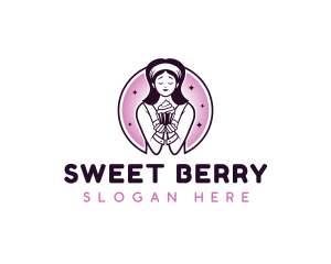 Cupcake Sweets Bakery logo design