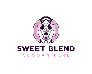 Cupcake Sweets Bakery logo design