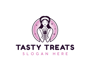 Cupcake Sweets Bakery logo design