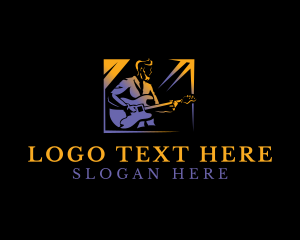 Guitar Musician Band logo