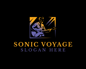 Guitar Musician Band logo