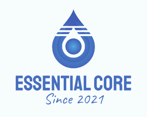 Blue Droplet Core  logo