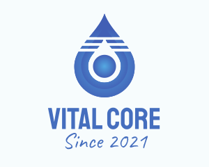 Blue Droplet Core  logo