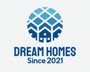 Blue Geometric Real Estate logo