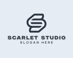 Company Studio Letter S logo design