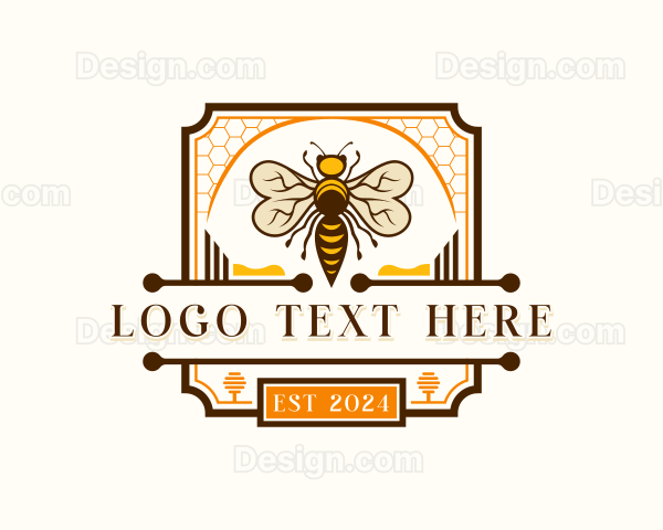 Honey Bee Wasp Logo