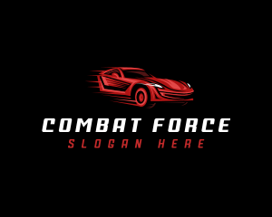 Fast Car Racing Logo