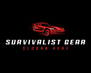 Fast Car Racing Logo