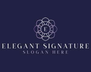 Floral Elegant Bloom logo design