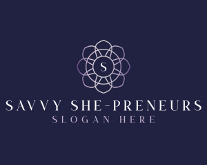 Floral Elegant Bloom logo design