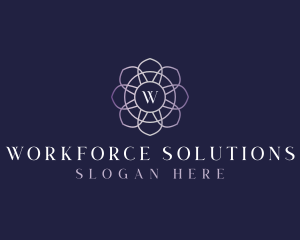 Floral Elegant Bloom logo design