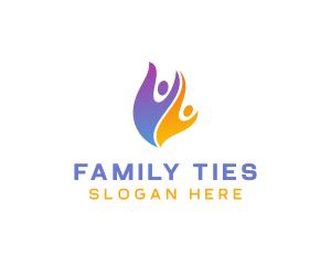 People Couple Community logo design