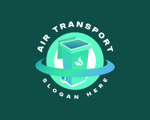 Biodegradable Trash Bin logo design