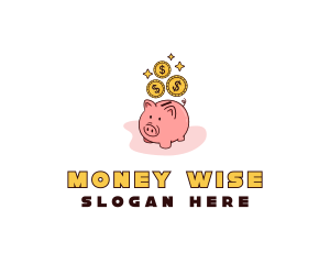 Coin Money Savings logo design