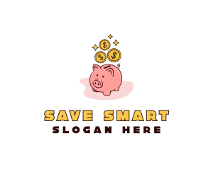 Coin Money Savings logo design