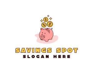 Coin Money Savings logo design