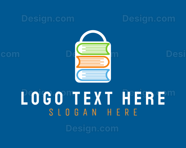 Book Shoping Bag Logo