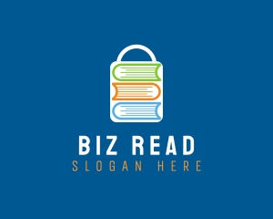 Book Shoping Bag logo design