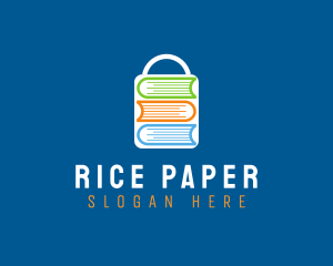 Book Shoping Bag logo design