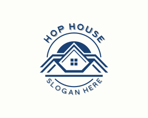 Housing Roofing Repair logo design