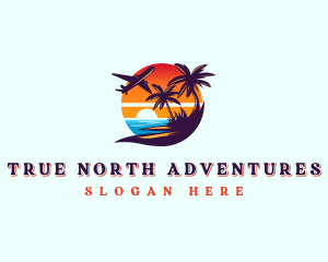 Island Travel Vacation logo design