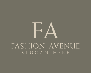 Luxury Fashion Boutique logo design