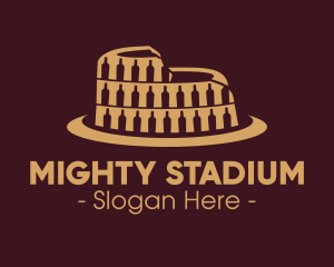 Brown Winery Colosseum logo design