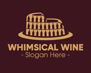 Brown Winery Colosseum logo design