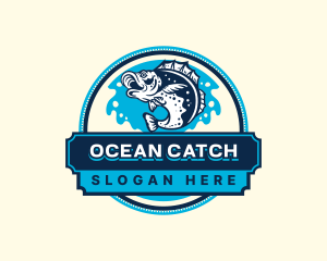 Fish Salmon Fishing  logo