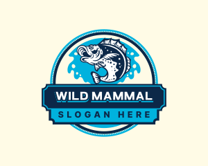 Fish Salmon Fishing  logo design