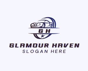 Automobile Car Racing Logo