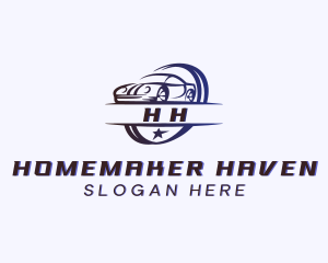 Automobile Car Racing Logo