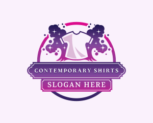 Shirt Print Paint logo design