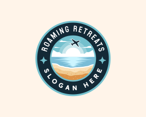 Island Vacation Travel logo design