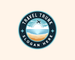 Island Vacation Travel logo design