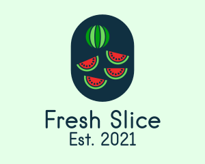 Watermelon Fruit Slices logo