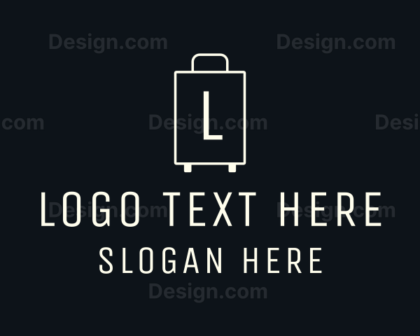 Suitcase Luggage Bag Logo