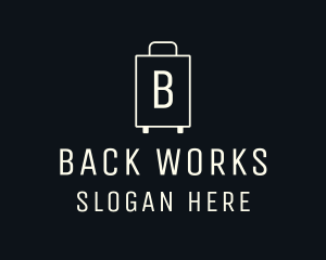 Suitcase Luggage Bag logo design