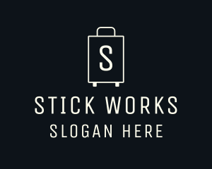 Suitcase Luggage Bag logo design