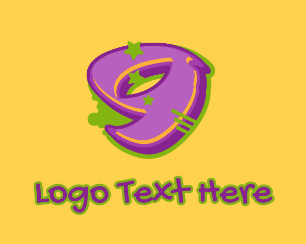 Funky logo example 1